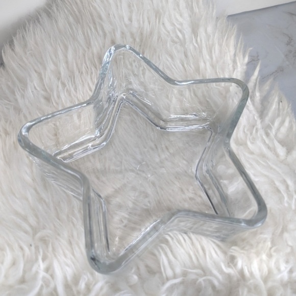 Other - Glass Star Candy Dish Christmas Gift Home Decor